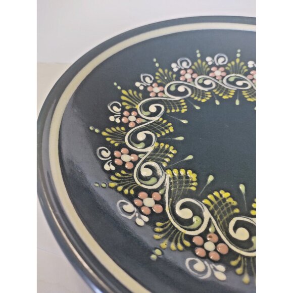 Gmunder Keramik Austria Hand Painted Decorative Stoneware Bowl 10 1/4" Wall Hang - Picture 12 of 13